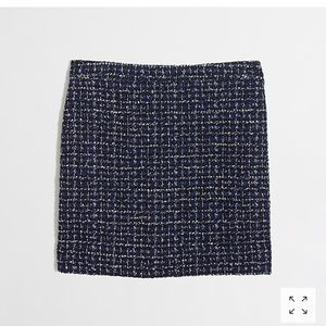 J. Crew Factory Tweed Mini Skirt